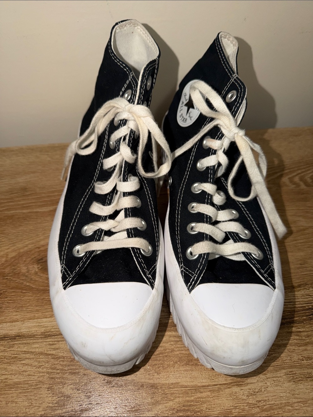 Converse Black and White High-Top Women Sneakers